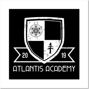 Atlantis Academy School Logo Posters and Art